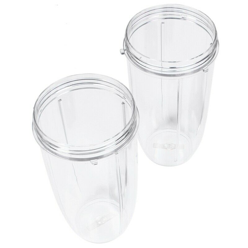32Oz Replacement Cups with Flip Top to Go Lid for NutriBullet 600W and Pro 900Q6