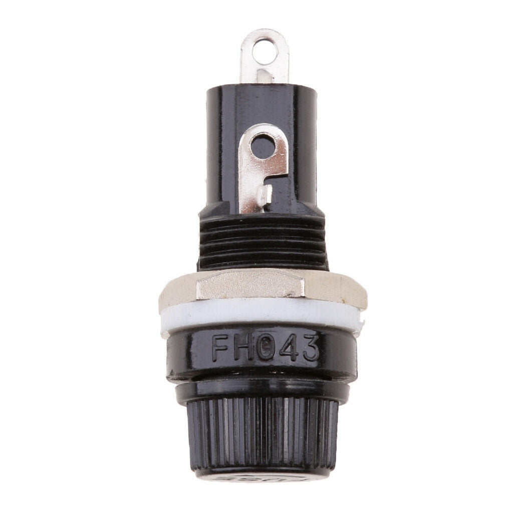 5pcs Electronic Parts Fuse Holder Case Housing for 5X20mm Fuses Plastic