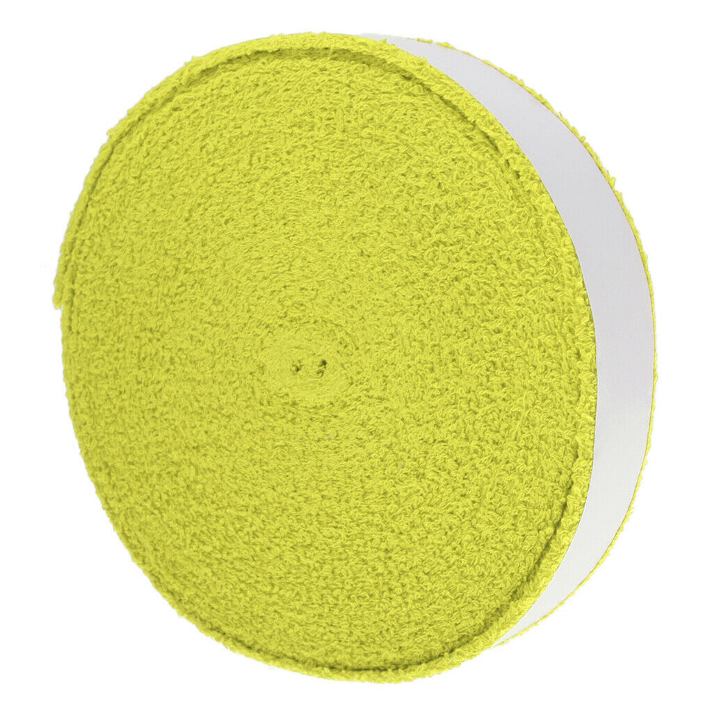 Towel tape for tennis squash badminton racket overgrip yellow