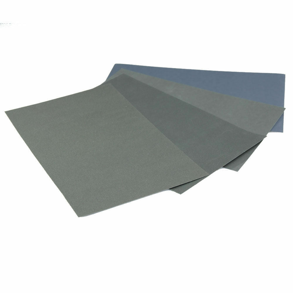 6Pcs Wet Dry Sandpaper P600/1000/1200/1500/2000/2500 Grit Assorted Wood