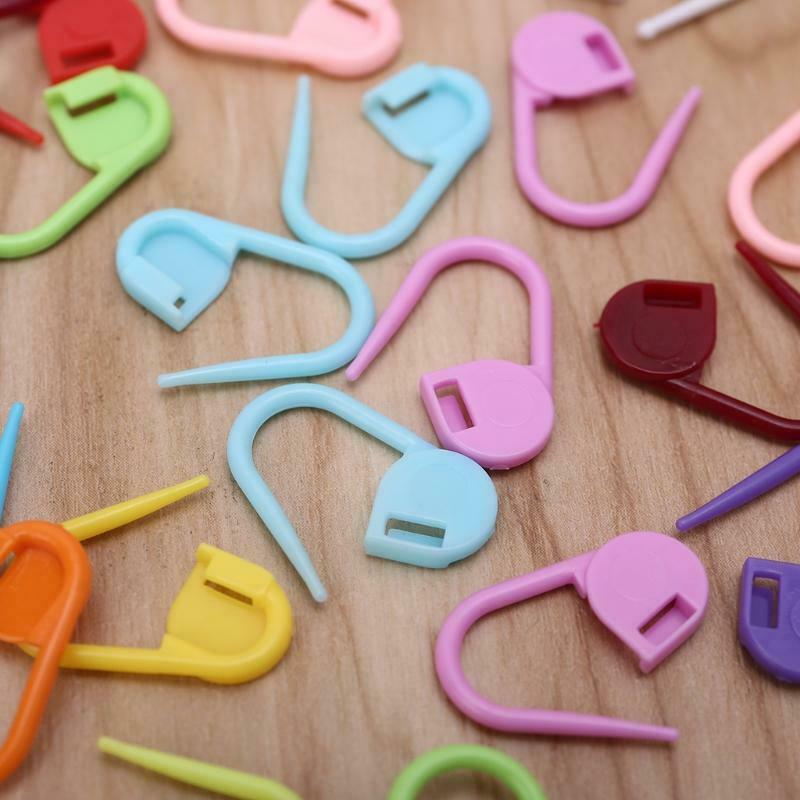500 Pcs Mix Color Knitting Stitch Counter Crochet Locking Stitch Markers Pin Dec