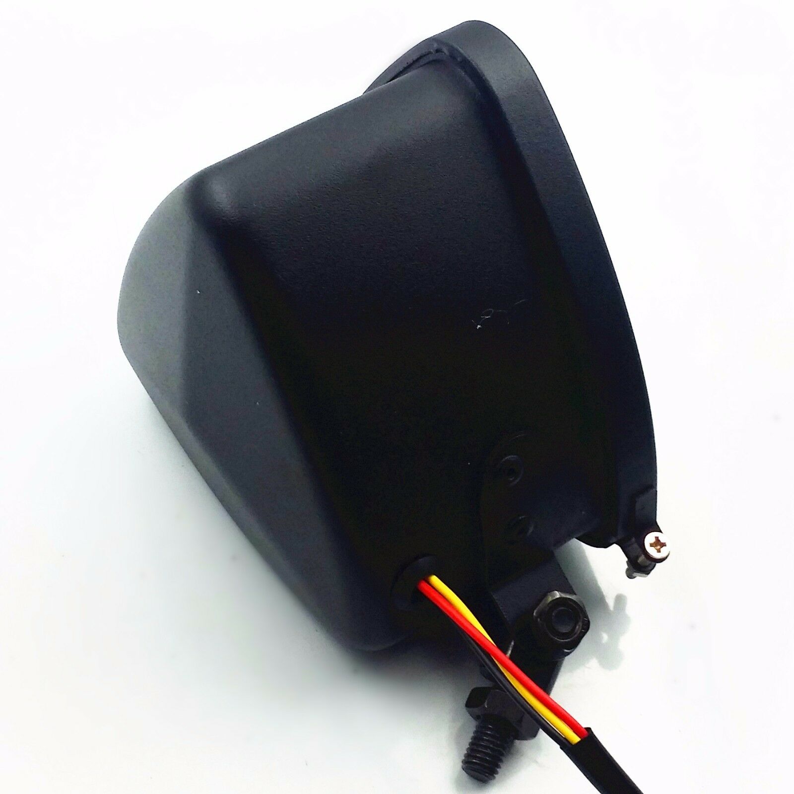 Black Triangle Motorbike Headlight Cafe Racer Street  Rat Bike Cruiser