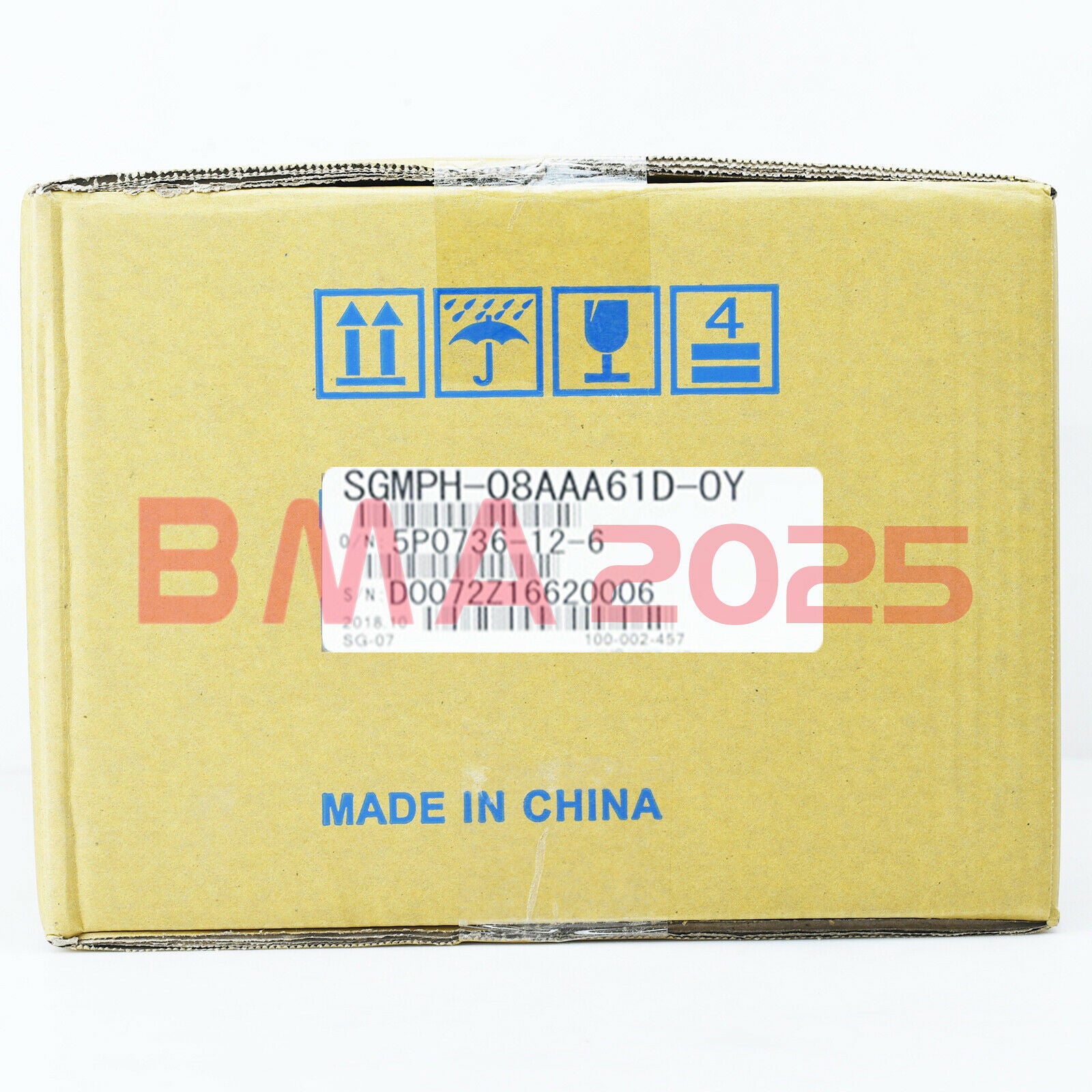 1PC New SGMPH-08AAA61D-OY Servo Motors 1 year warranty DHL free  YS9T