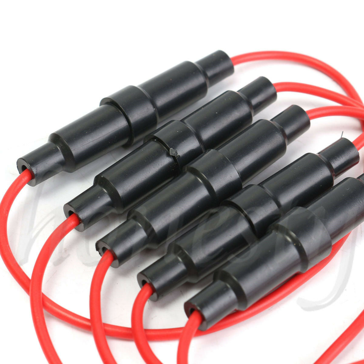 5x In Line 6x30mm Glass AGC Fuse Holder Splash Proof Screw Type Connector Cable