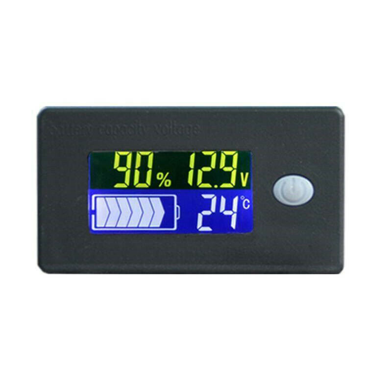 12V LCD Digital Display Battery Capacity Meter Status Indicator Tester Monitor