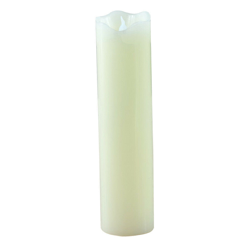 Modern Electronic Oblique Edge LED Flameless Flickering Candle Light 5x20cm