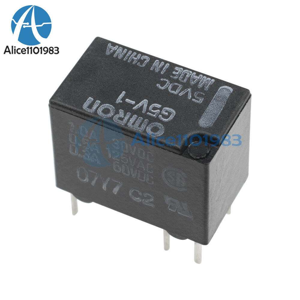 10PCS New 5V G5V-1-5VDC Signal Relay 6 PINs for Omron Relay 6Pin Hot