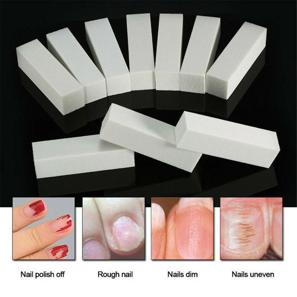 10X Buffing Buffer Block Files Acrylic Pedicure Sanding Manicure Nails Art Tips