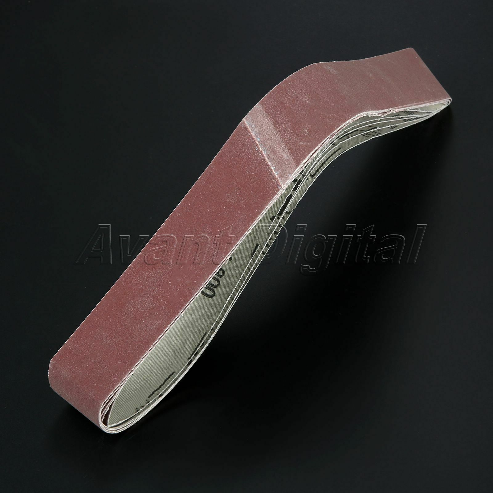 Aluminium Oxide 800# Grit Sharpening Belts Abrasive Polishing Sanding Paper 5pcs