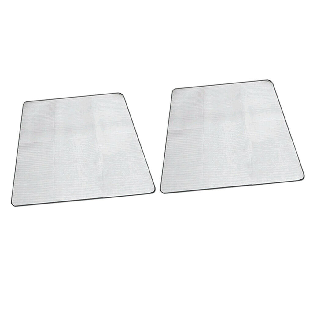 2Pcs Waterproof Insulated Camping Mattress for Outdoor Picnic 200x150cm