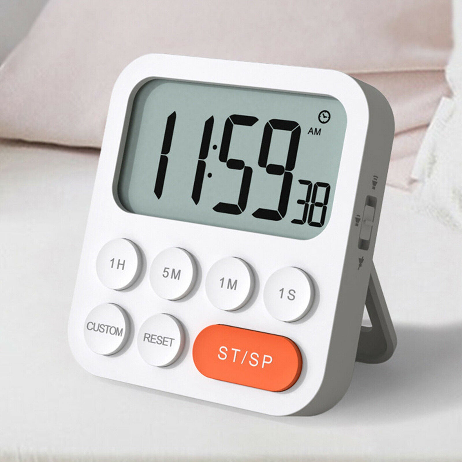 Display Digital Kitchen Timer Egg Cooking Gym Countertop Clock Time Counting