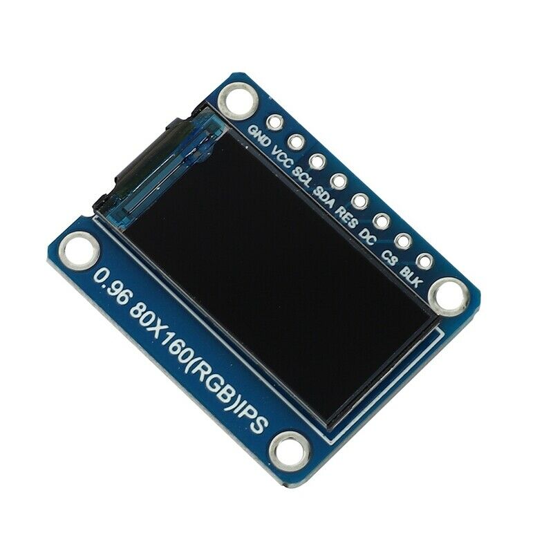 Ips 0.96 Inch 8 Pin Spi  65K Full Color Tft Module St7735 Drive Ic 80 x 160 LcH2