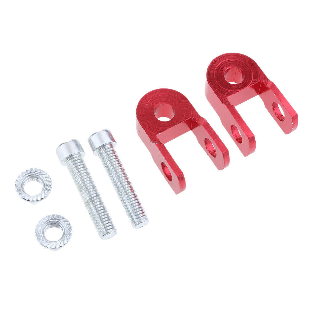 Height Extension Shock Absorber Motorbike Jack Up Riser Suspension Red