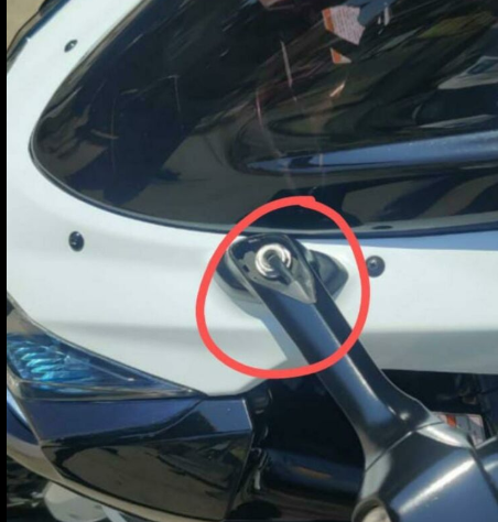 Mirror nut cap 1 pair For suzuki sgxr mirrors