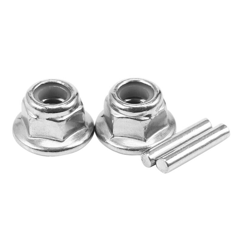 2X(1/10 RC Cler Metal Steel Front Rear Axle CVD Drive Shafts For Axial SCX1M3U5)