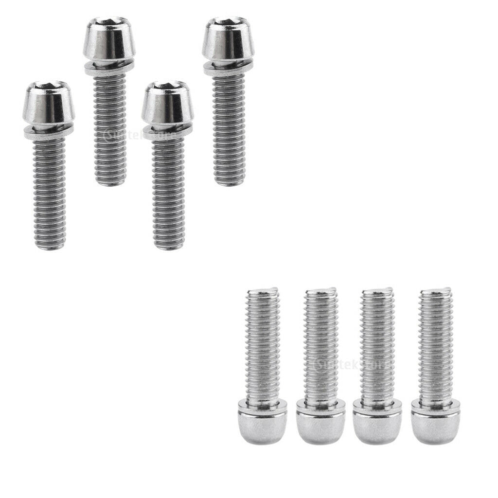 8pcs Road Bicycle Handleset Stem Screw Aluminum Alloy M5 M7 Bolts