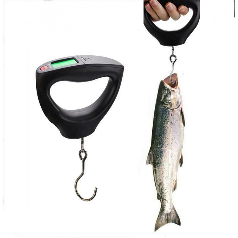 50KG Electronic Balance Fishing Scale, Digital Hand Held Postal Hanging Hook
