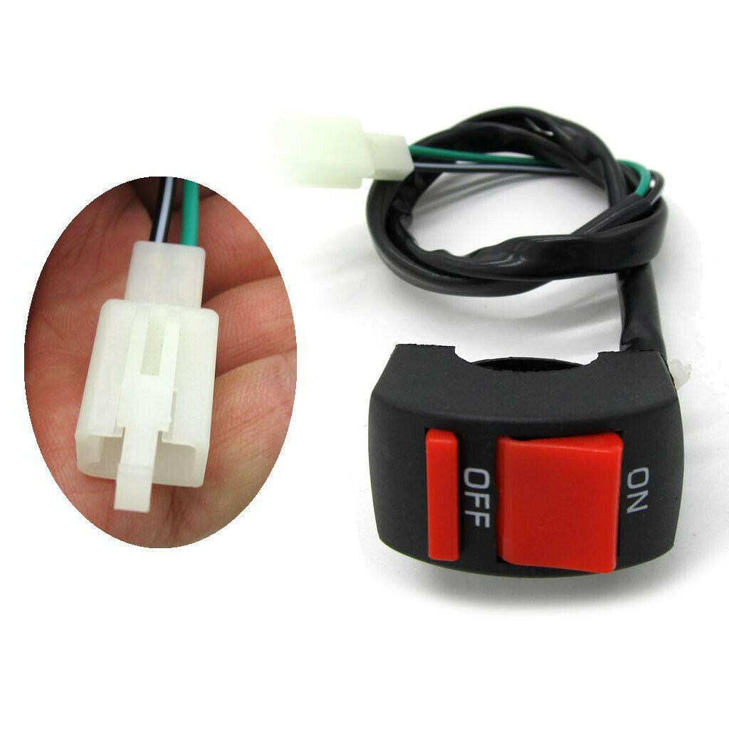 7/8 "22mm Handlebar Headlight Knob On Off Switch Motorcycle Bicycle ATV