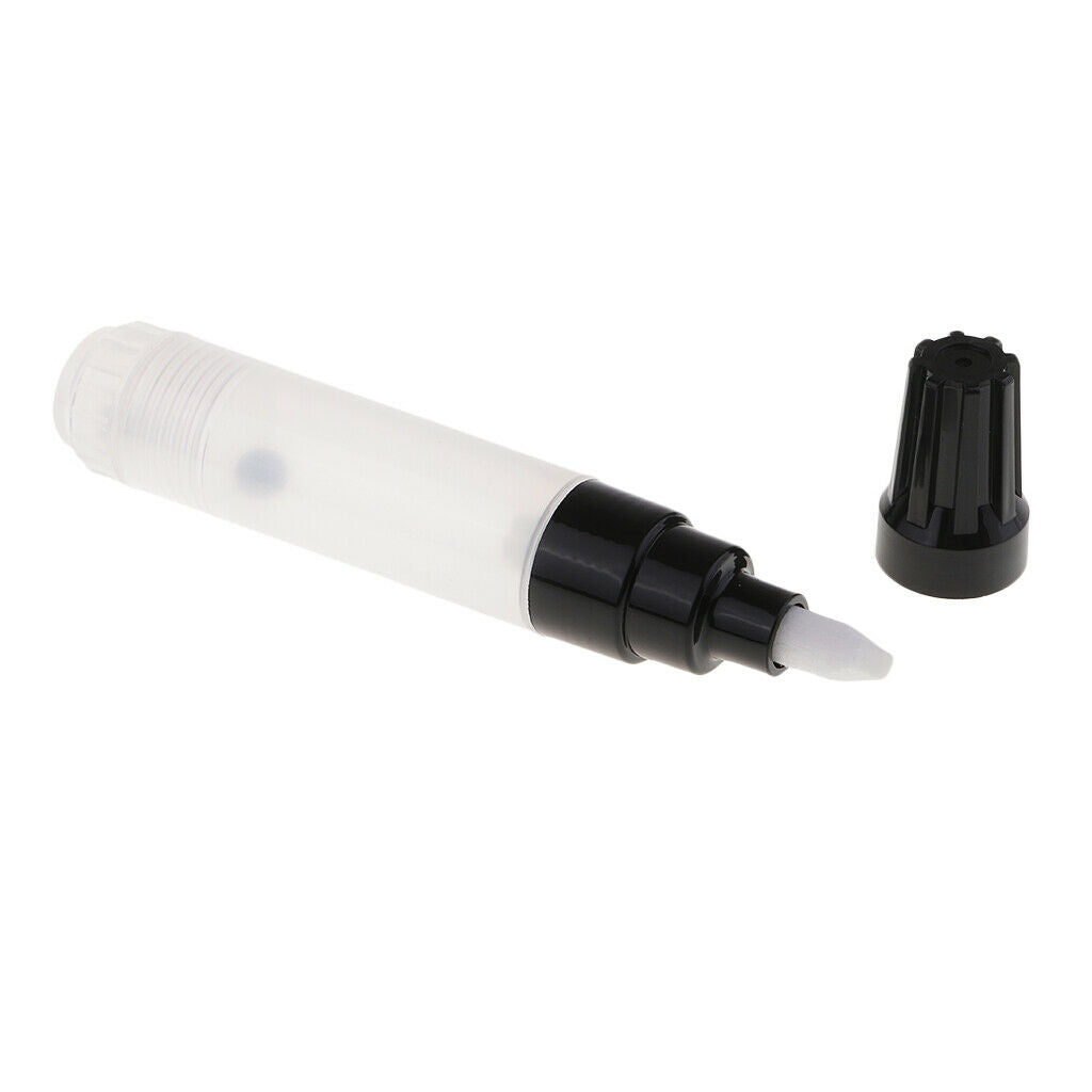 2x Clear Blank Tube Markers 8mm Ink Refills Cartridges School Office Marking Pen