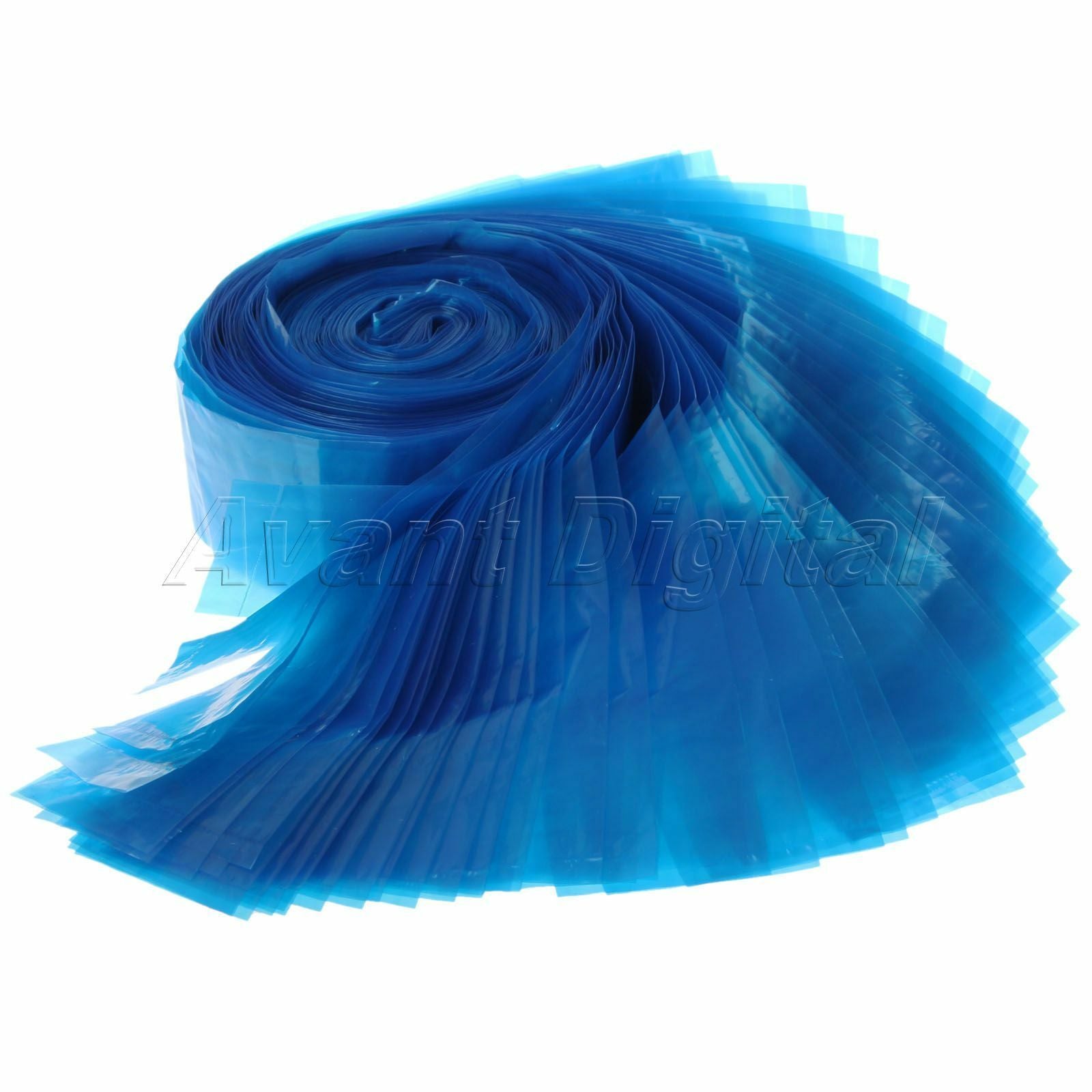 125X Disposable Tattoo Clip Cord Sleeves bags Blue for Tattoo Machine Keep Tidy