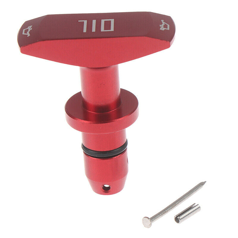 RED 1999-2011 Billet Oil Dipstick Handle Dip Stick for Mustang GT V8 GT500.ABDA