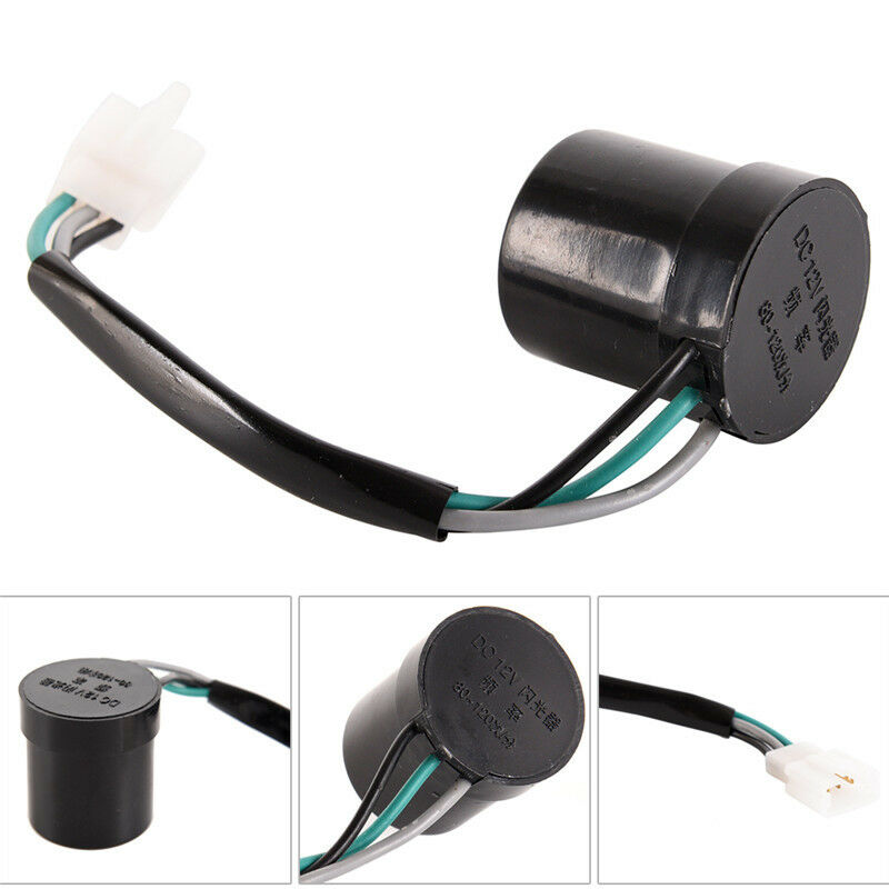 Blinker Turn Signal Flasher/Relay Round12V 3Wire Scooter50cc 125cc 150cc 2.l8