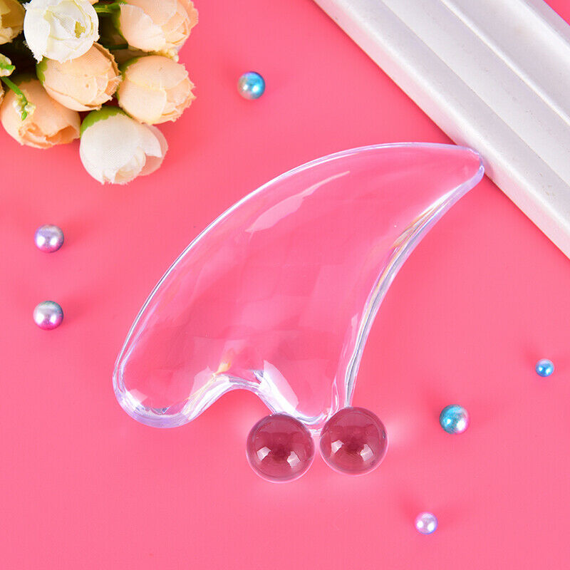 Natural Crystal Gua sha Plate Scraping Board Facial Massage Scrapers To.l8