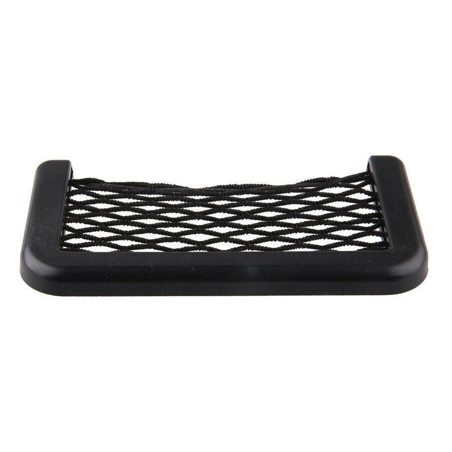 4Pcs Car Storage Net Universal Resilient Seat Bag Holder Pocket Organizer Black