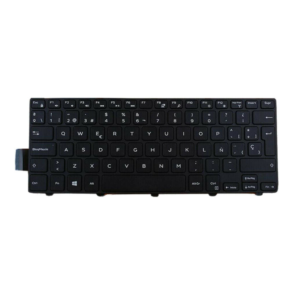 Spanish Laptop Win8 Full Keyboard W/ Frame for Inspiron 14-3000 5447 5442