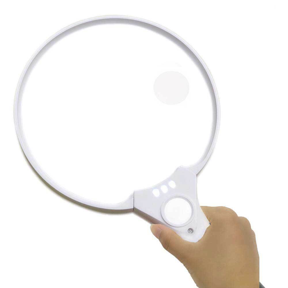 Magnifier Magnifying Glass Reading for Seniors loupe Jewelry With 3 LED 3 Lens
