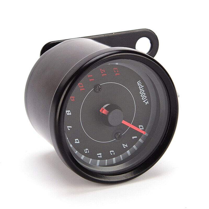 LED Backlight 13000 RPM Tachometer Scooter Tacho Gauge Motorcycle SpeedometeBDA
