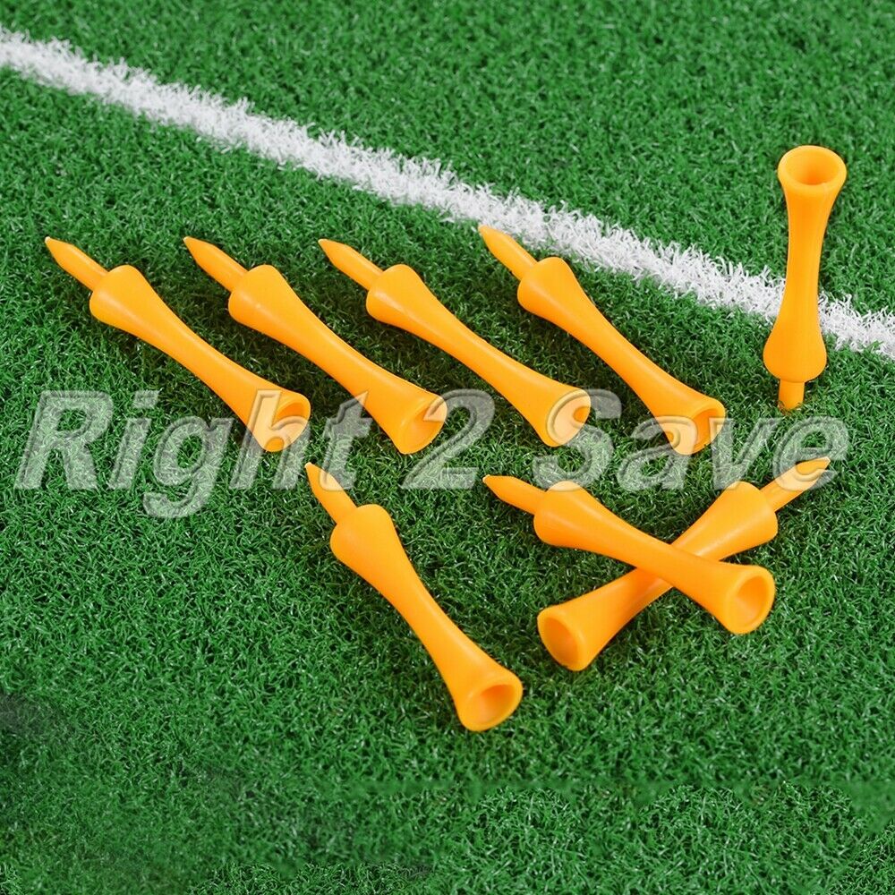 100Pcs/bag Plastic Step Down Golf Tees 70mm Height Control Practice Training