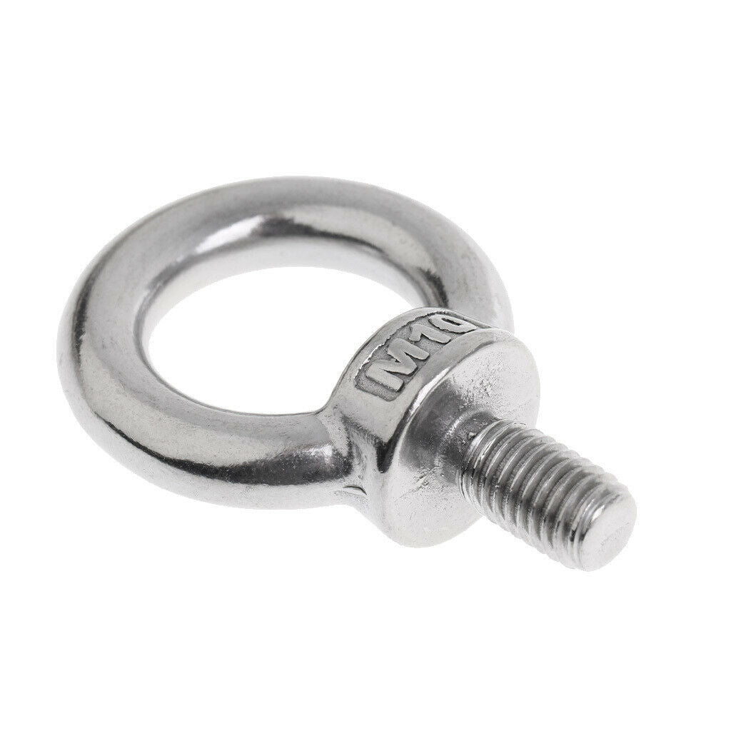 Marine Stainless Steel Eye  Lift Eyebolt M10 M8