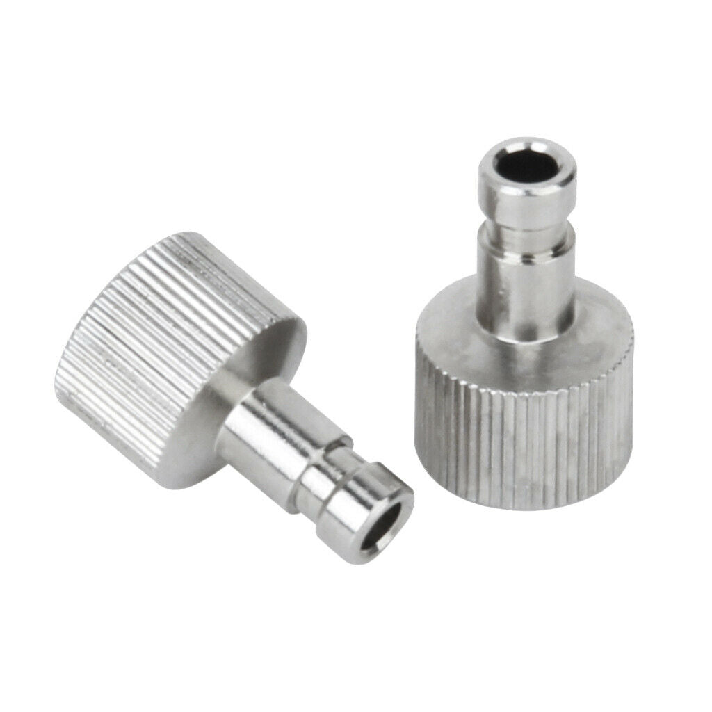 2pcs 1/8" Airbrush Quick Disconnect Coupler Hose Connector Release Adapter