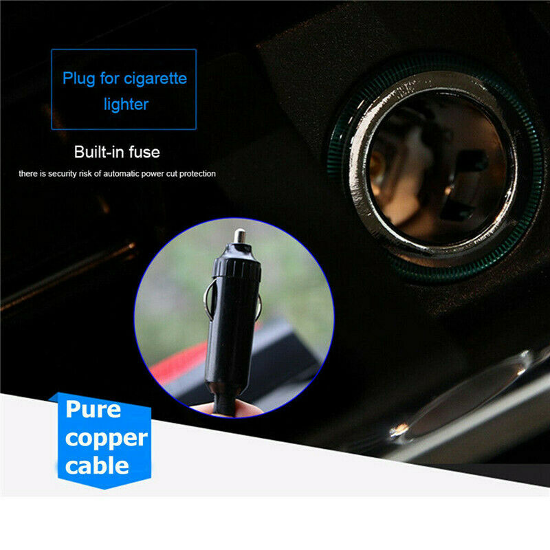 DC 12V Portable Car Fan Fast Heater Windshield Defroster Window Demister
