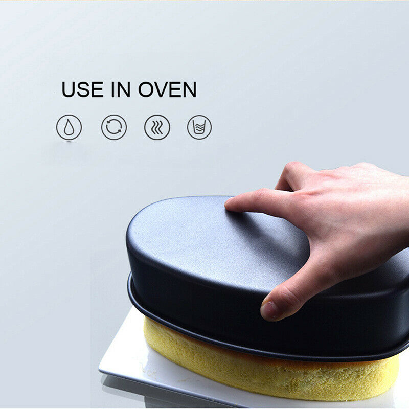 Oval Shape Nonstick Baking Tray, Cake Pan, Kitchen Cooking Baking ToolBDDD