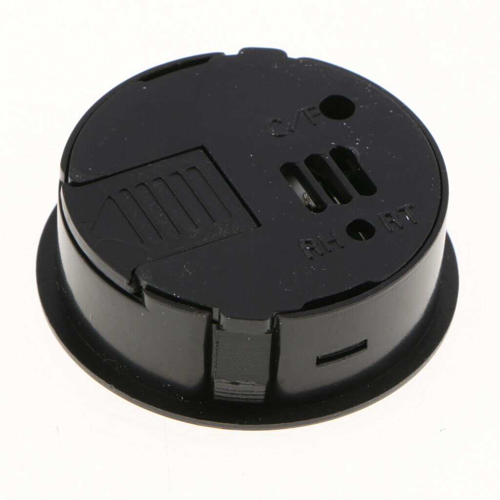 Humidity Monitor Digital Temperature Gauge Humidity Meter for Home Black