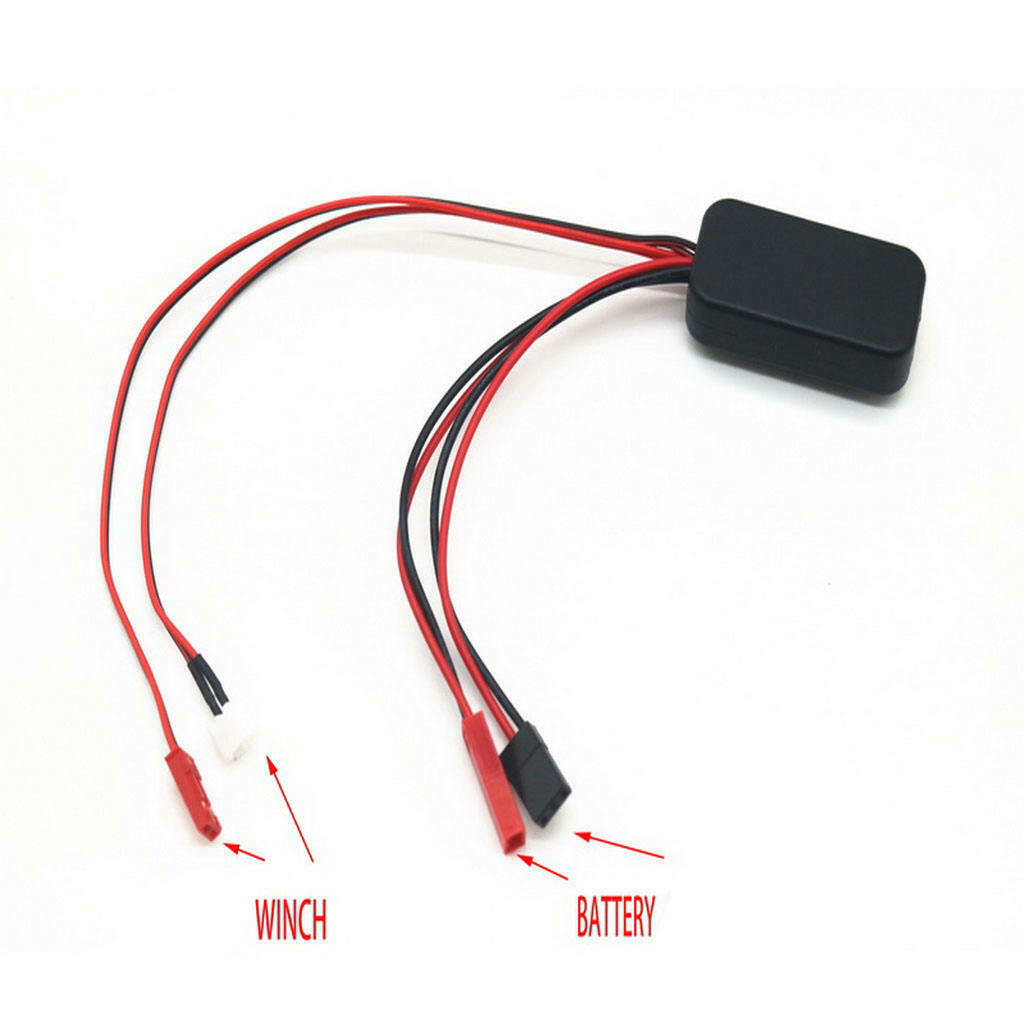 Winch Remote Controller Receiver for 1/10   TRX4 SCX10 Crawler JST Plug