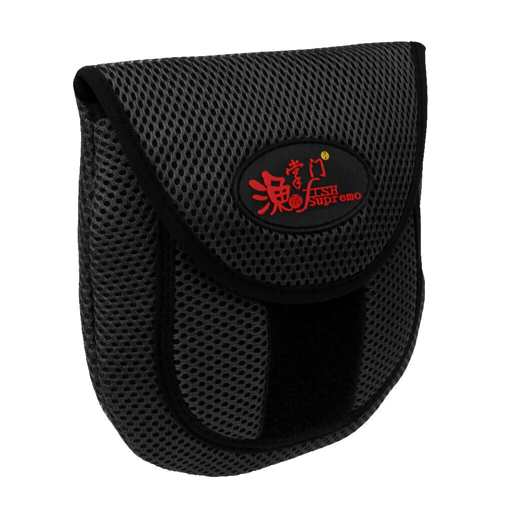 Portable Bait casting Fishing Reel Protective Case Cover Storage Bags Black