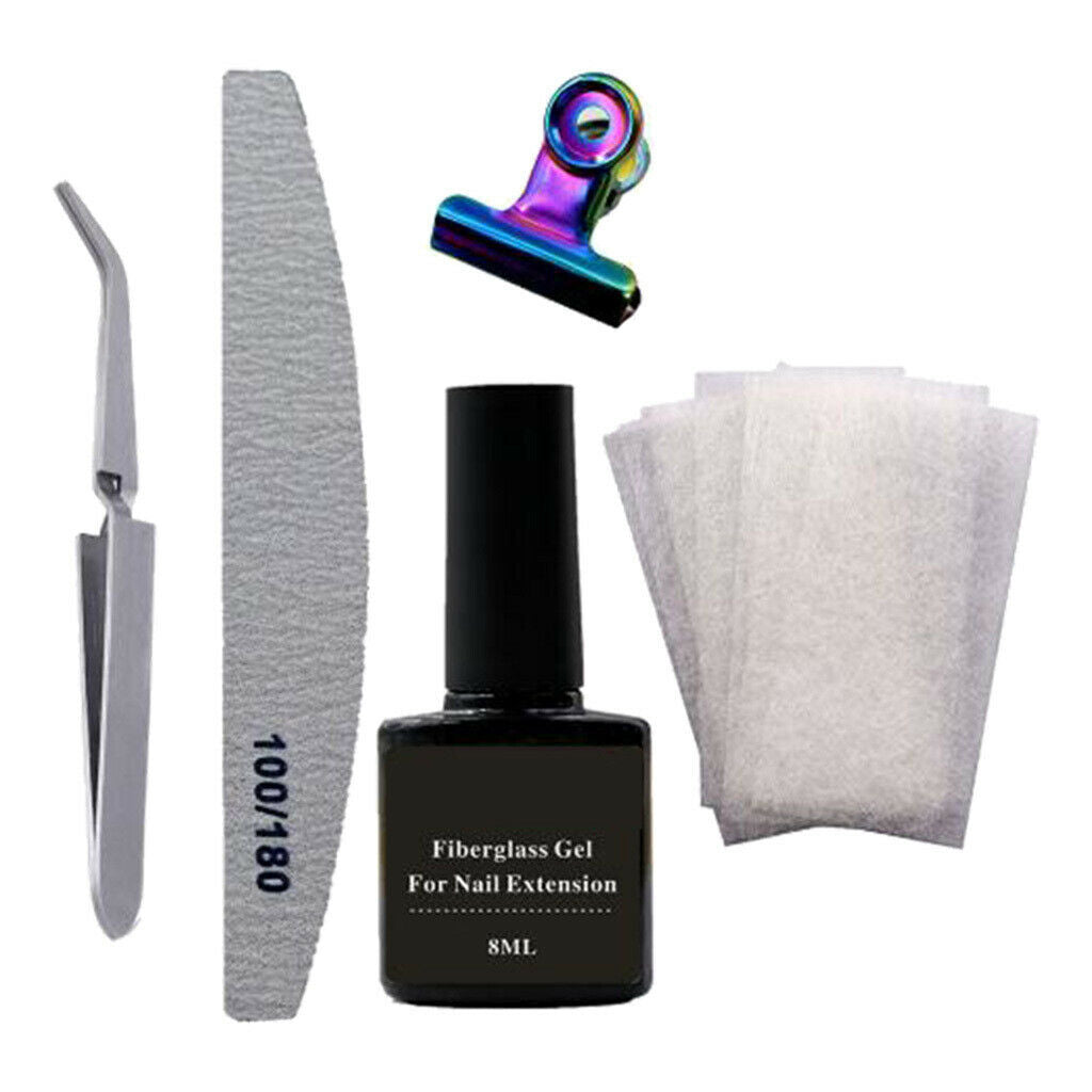 Nail Extension Nail Art Non-Woven Silk Fiberglass Gel Tips Extension Fiber