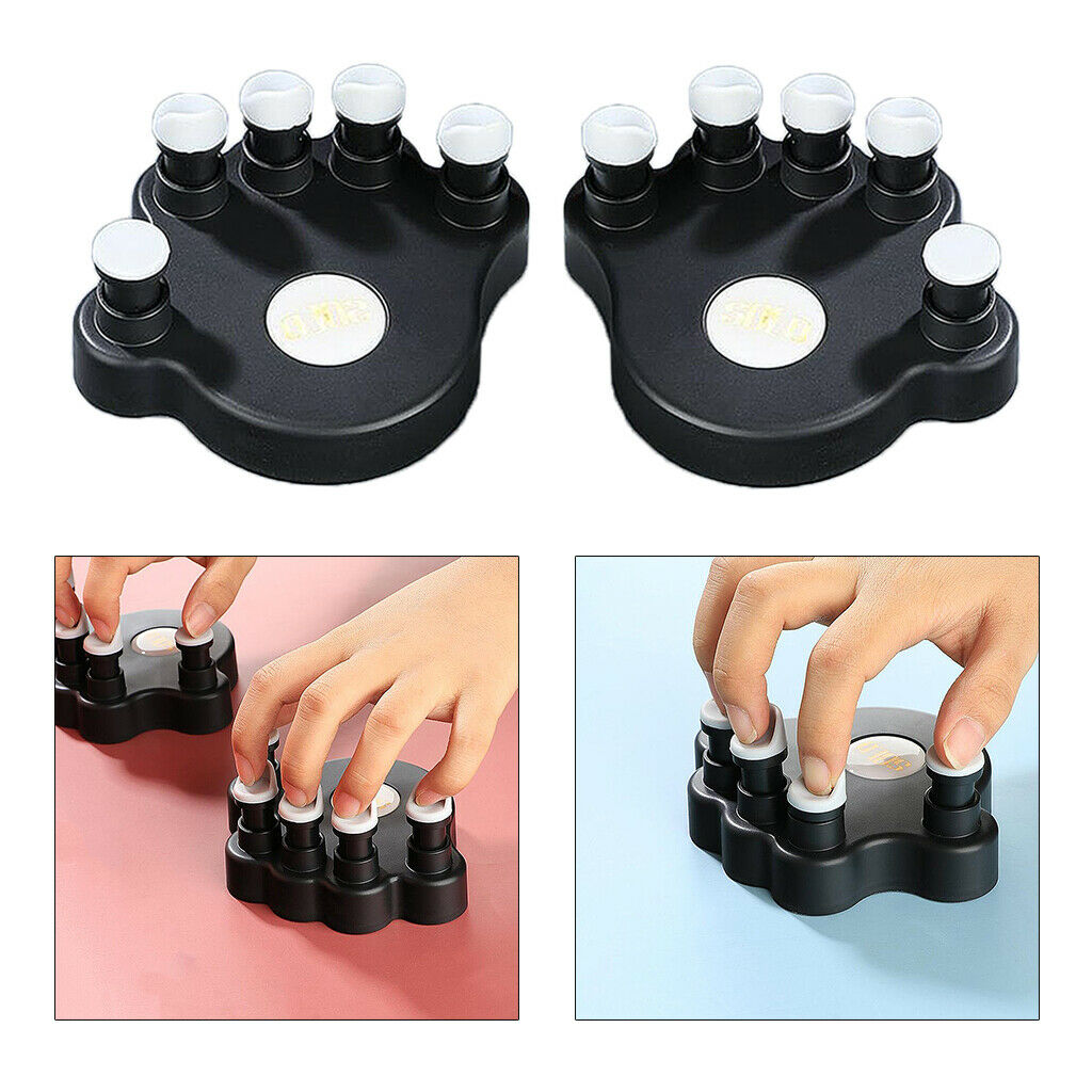 Portable Finger Exerciser Piano Trainer Round Keys Hand Grip Instrument