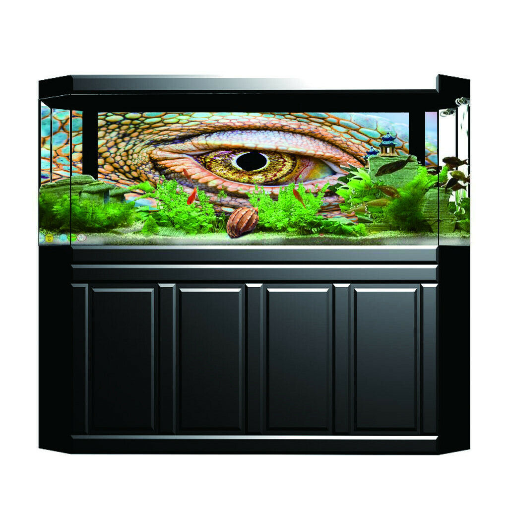 Aquarium Background Eye Style Poster Fish Tank Wallpaper Decoration XS