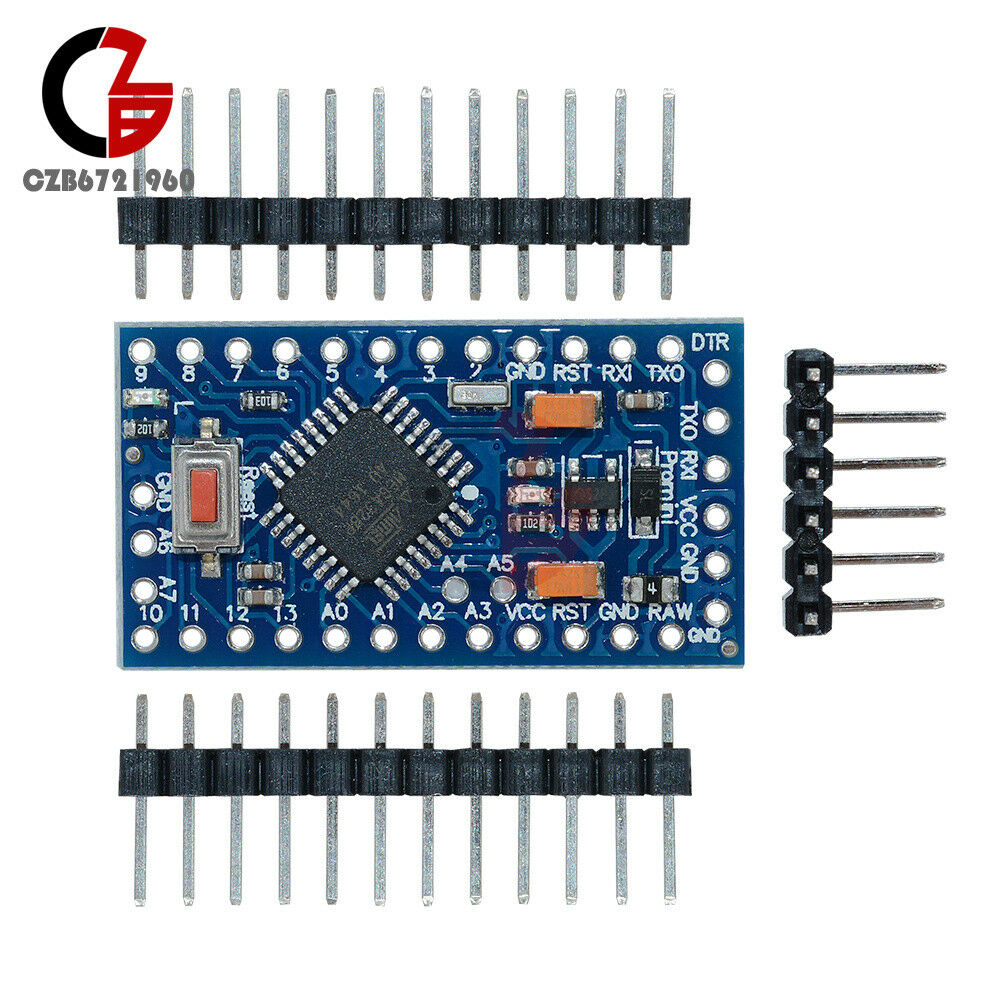 2PCS New Pro Mini Atmega328 3.3V 8M Replace ATmega128 Arduino Compatible Nano