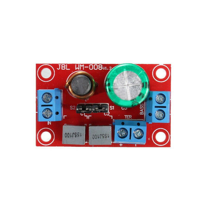 Ajustable Treble/Bass Frequency Divider 2Way HiFi Speaker Audio Crossover Filter