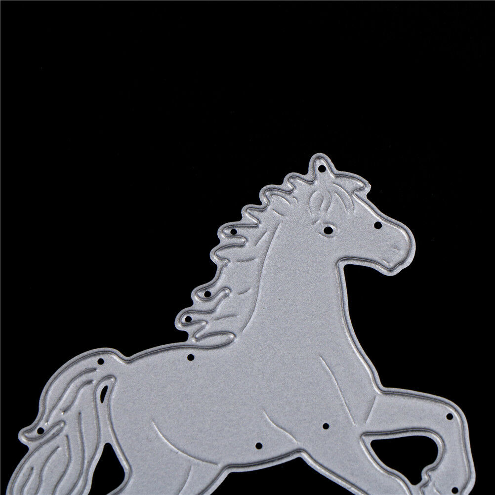 Horse Metal Cutting Dies For Scrapbooking Embossing DIY Paper Cards Deco.l8