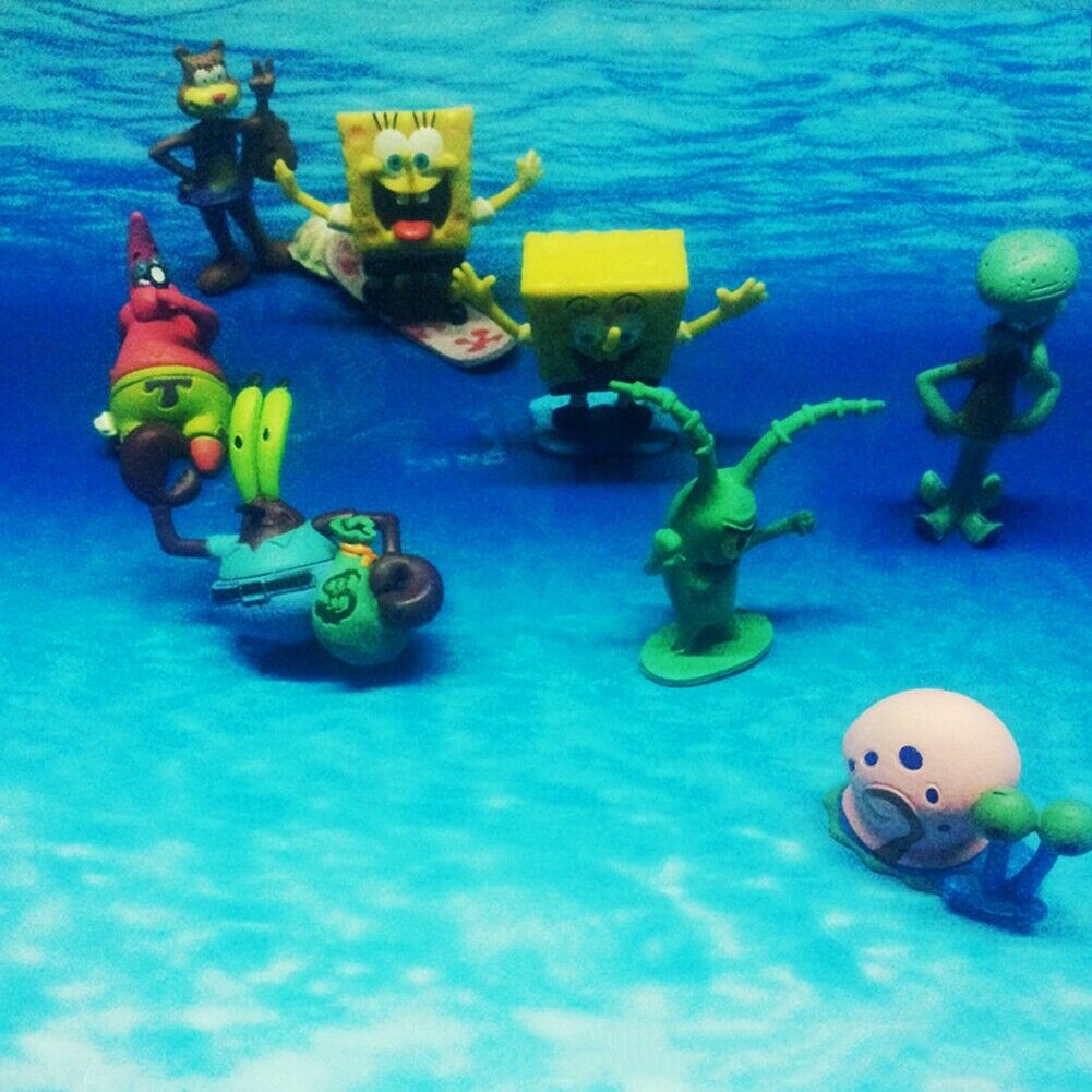 New Aquarium Decoration SpongeBob SquarePants Octopus Brother Cartoon Decoration