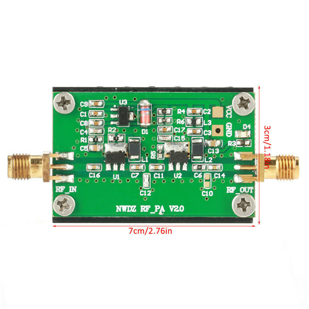DC 3W RF Power Amplifier Module HF VHF UHF FM Transmitter For Ham Radio