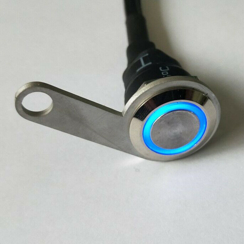 2 Pcs 12V ATV Motorbike LED Handlebar Headlight Foglight Switch Waterproof