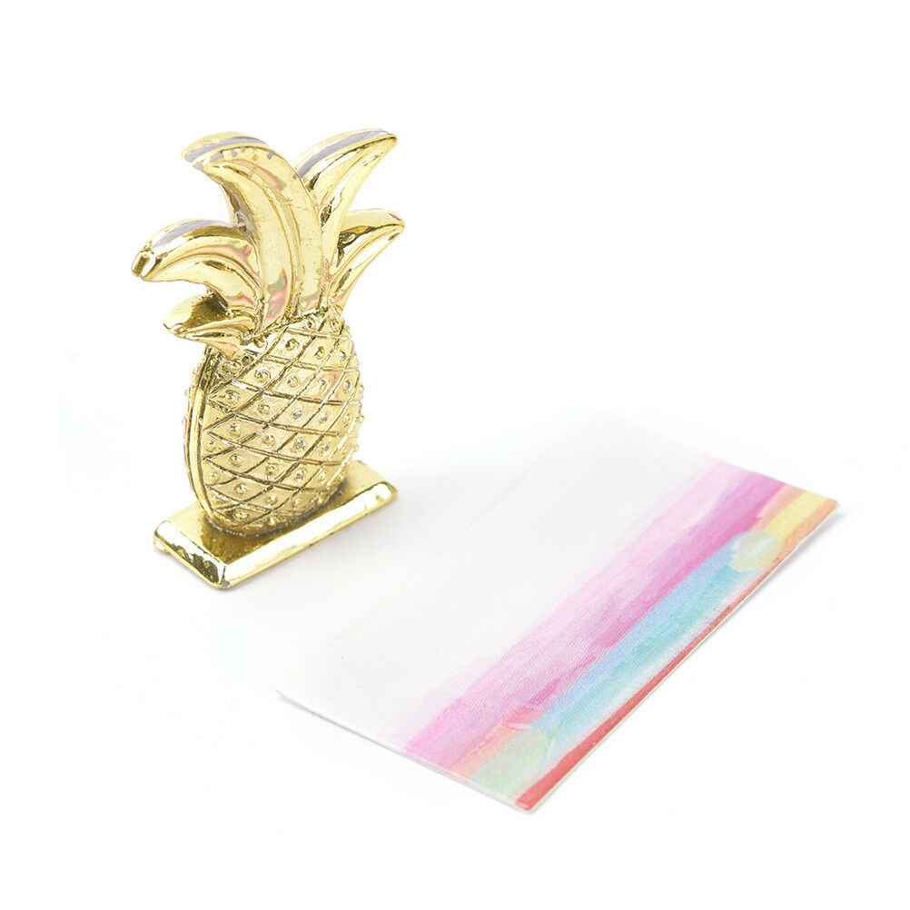 1 Set Pineapple Place Stand Holder Wedding Party with Colorful Card Part.l8