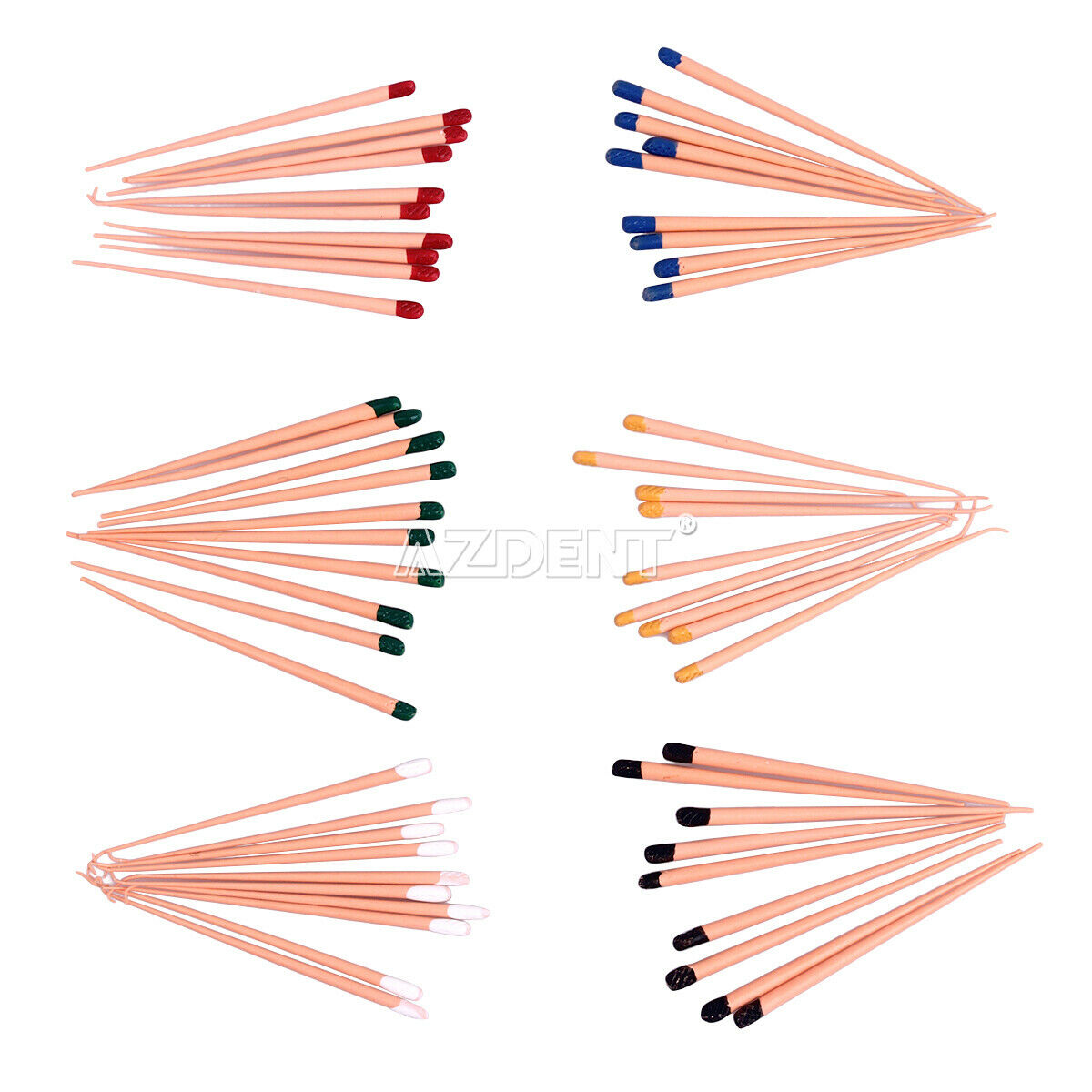 10 X Dental Gutta Percha Points Endo Material 0.04 Taper 15-40# 60 Points/Box